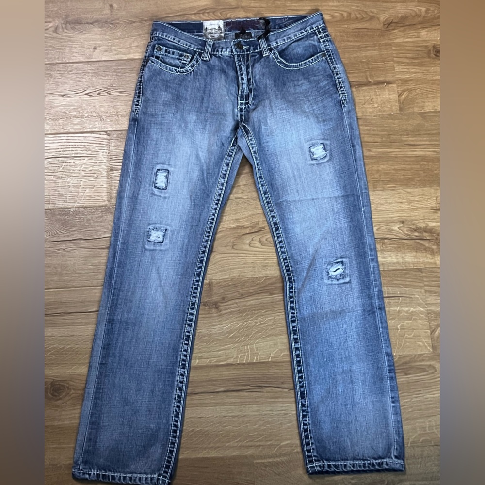 Indigo Star Slim Designer Jeans 34x32